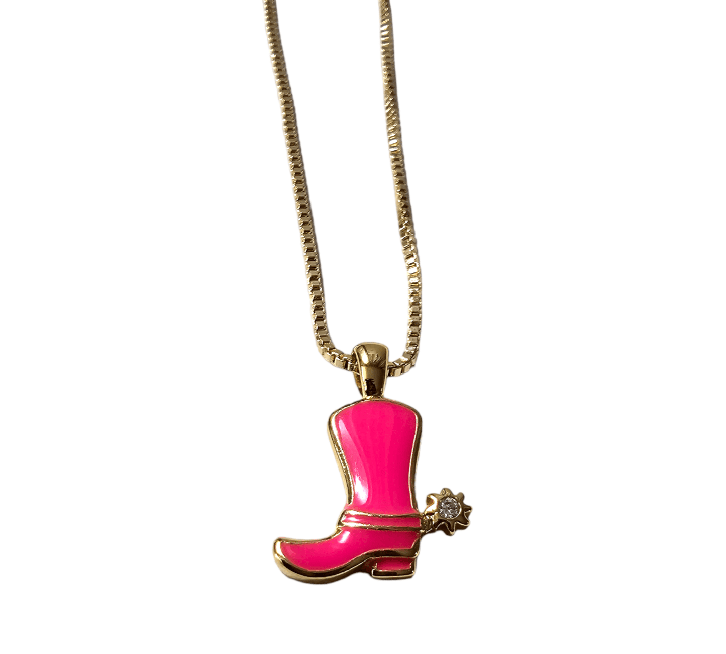 You can do Anything Boot Necklace