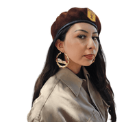 Chicana Rose Bamboo Hoop Earrings ilaments Jewelry