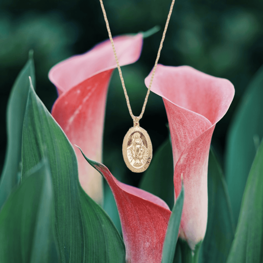 
                      
                        Virgen 14kt Charm Necklace
                      
                    