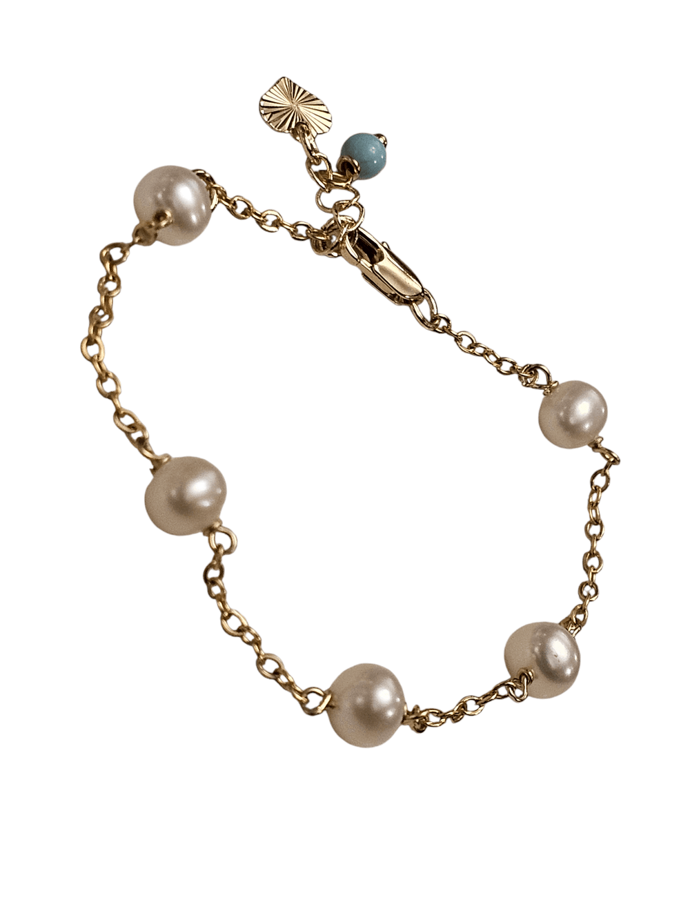 Pearl & Something Blue Bracelet