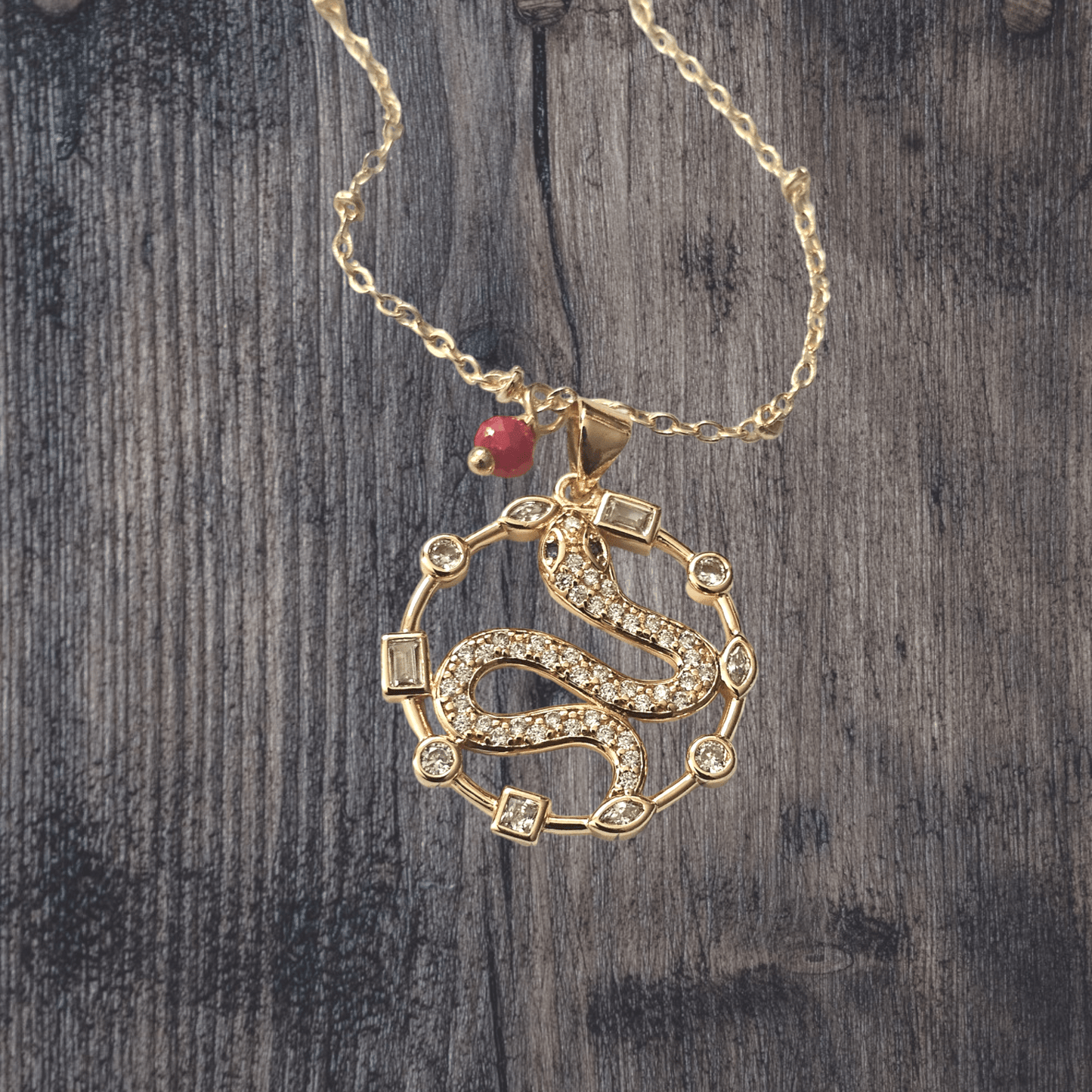 Year of the Snake Charm Necklace