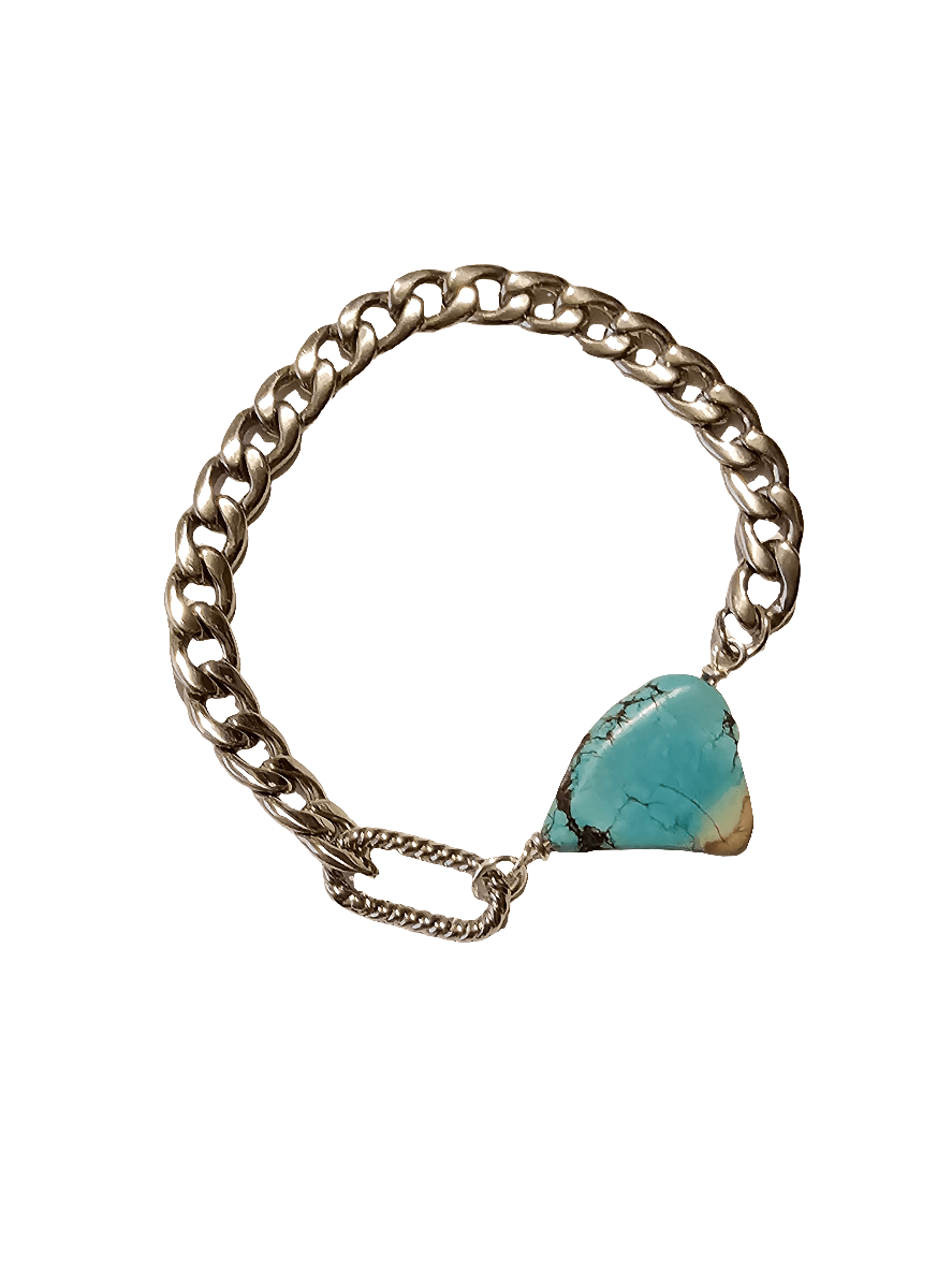 Lock in Turquoise Sterling Silver Bracelet ilaments Jewelry