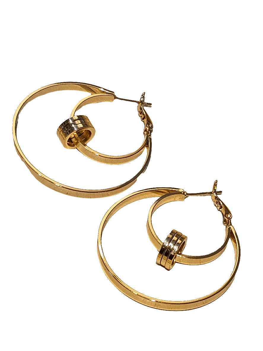 Mexican Modern Hoop Earrings ilaments Jewelry