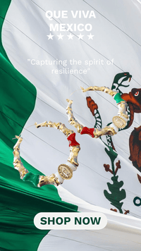 Que Viva Mexico Bamboo Hoop Earrings ilaments Jewelry