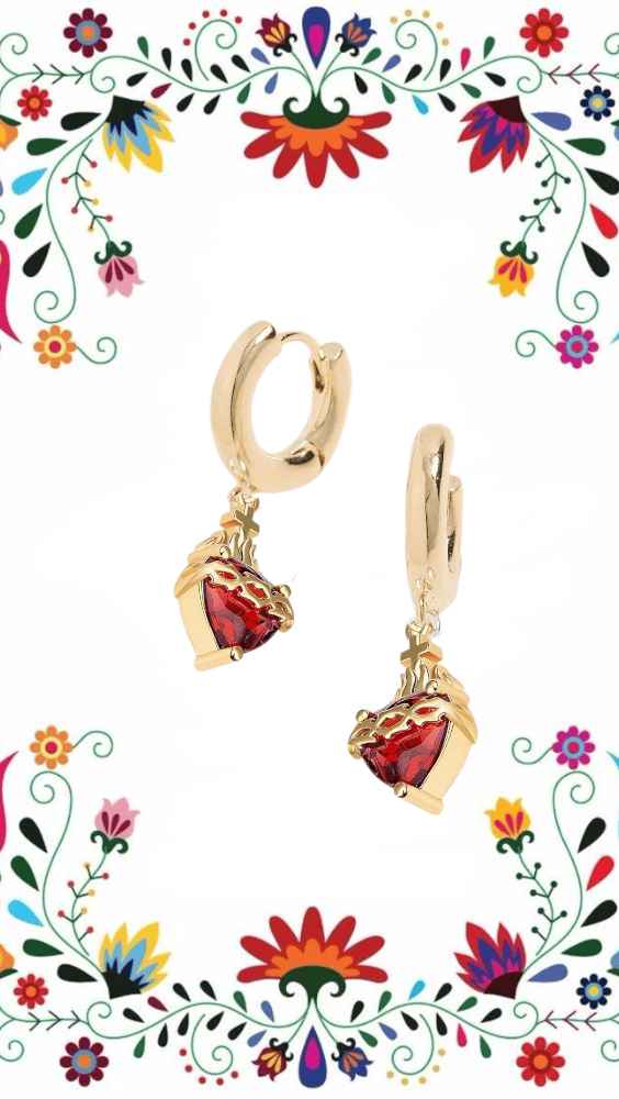 Milagro de Amor Huggie Hoop Earrings ilaments Jewelry