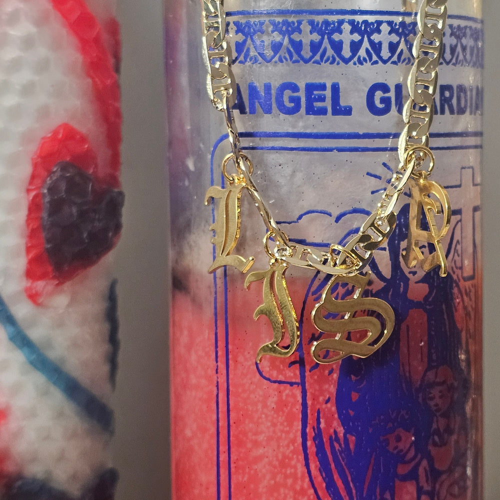 
                      
                        Old English Name Cuban Chain
                      
                    