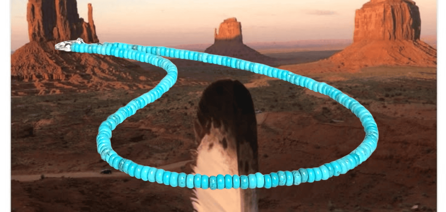 Land Bck Turquoise Necklace ilaments Jewelry