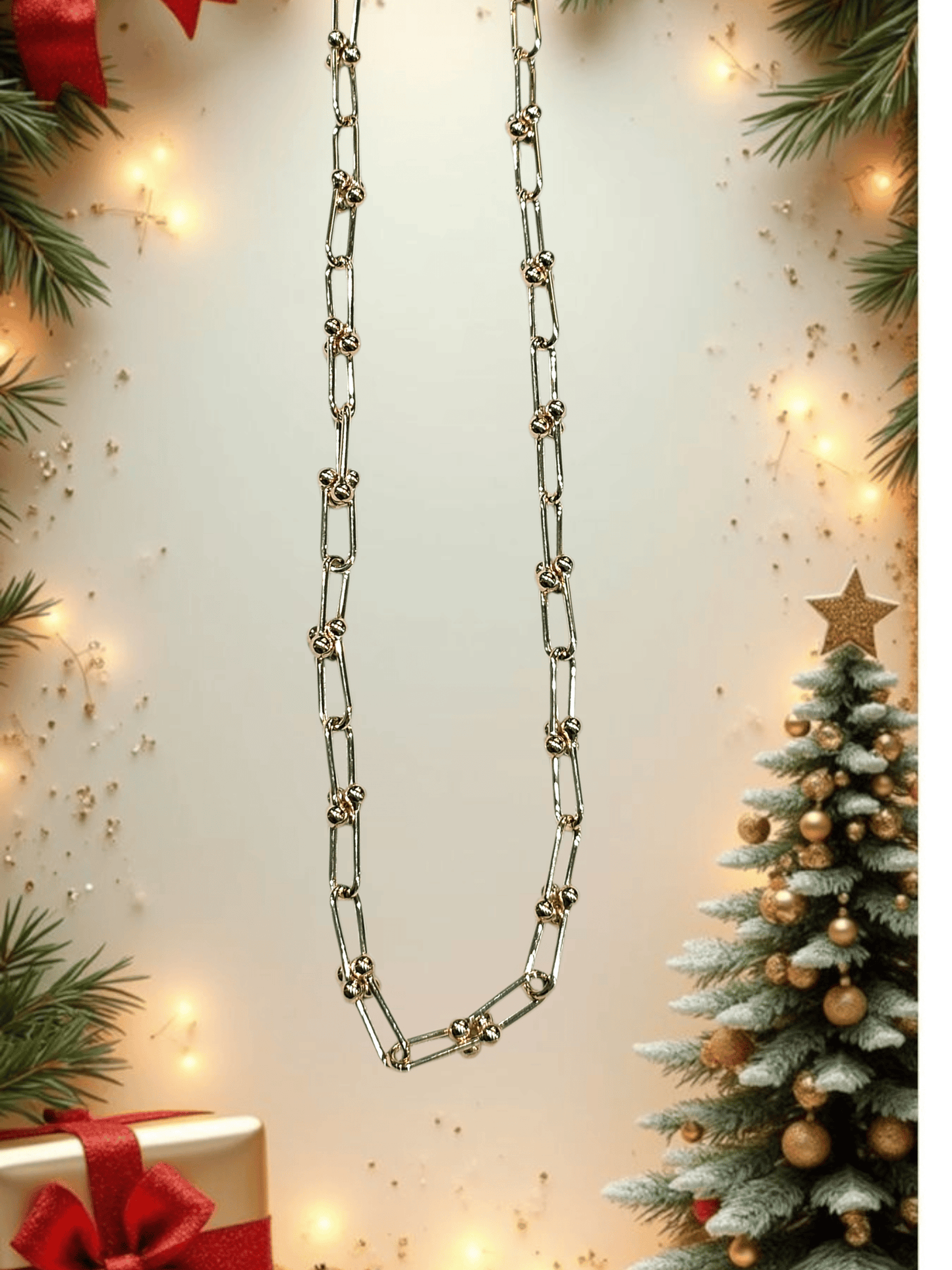 14kt U-Link Hollow Chain ilaments Jewelry