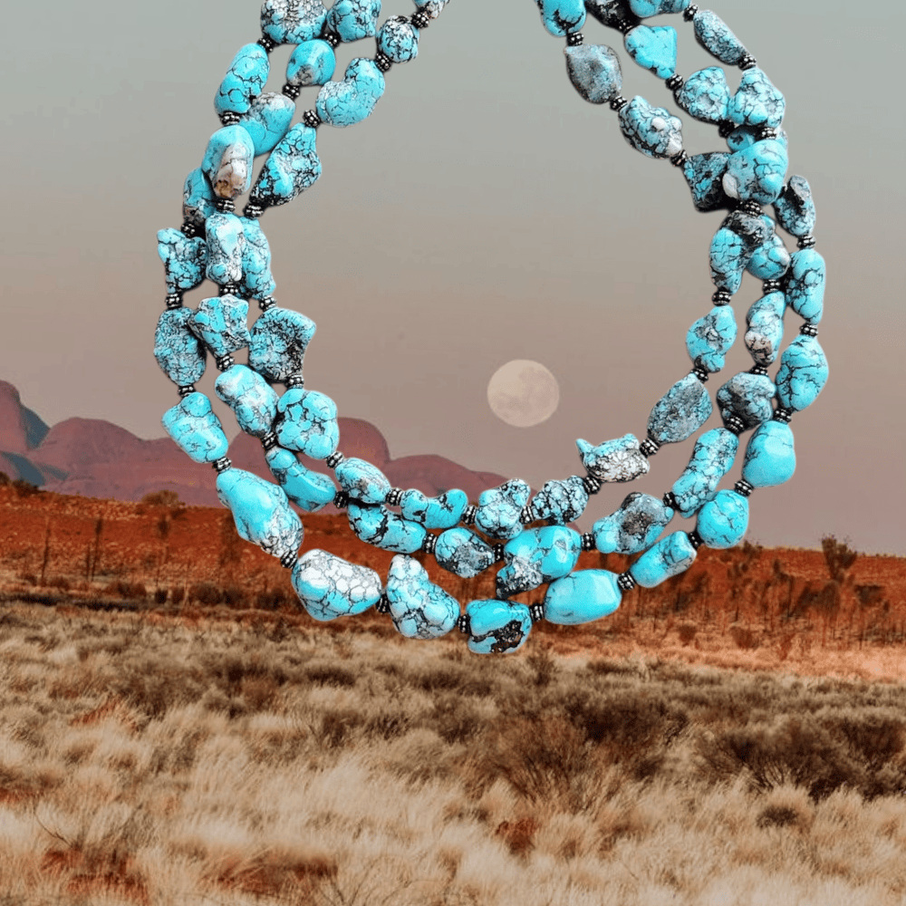 Turquoise Maximalist Necklace ilaments Jewelry