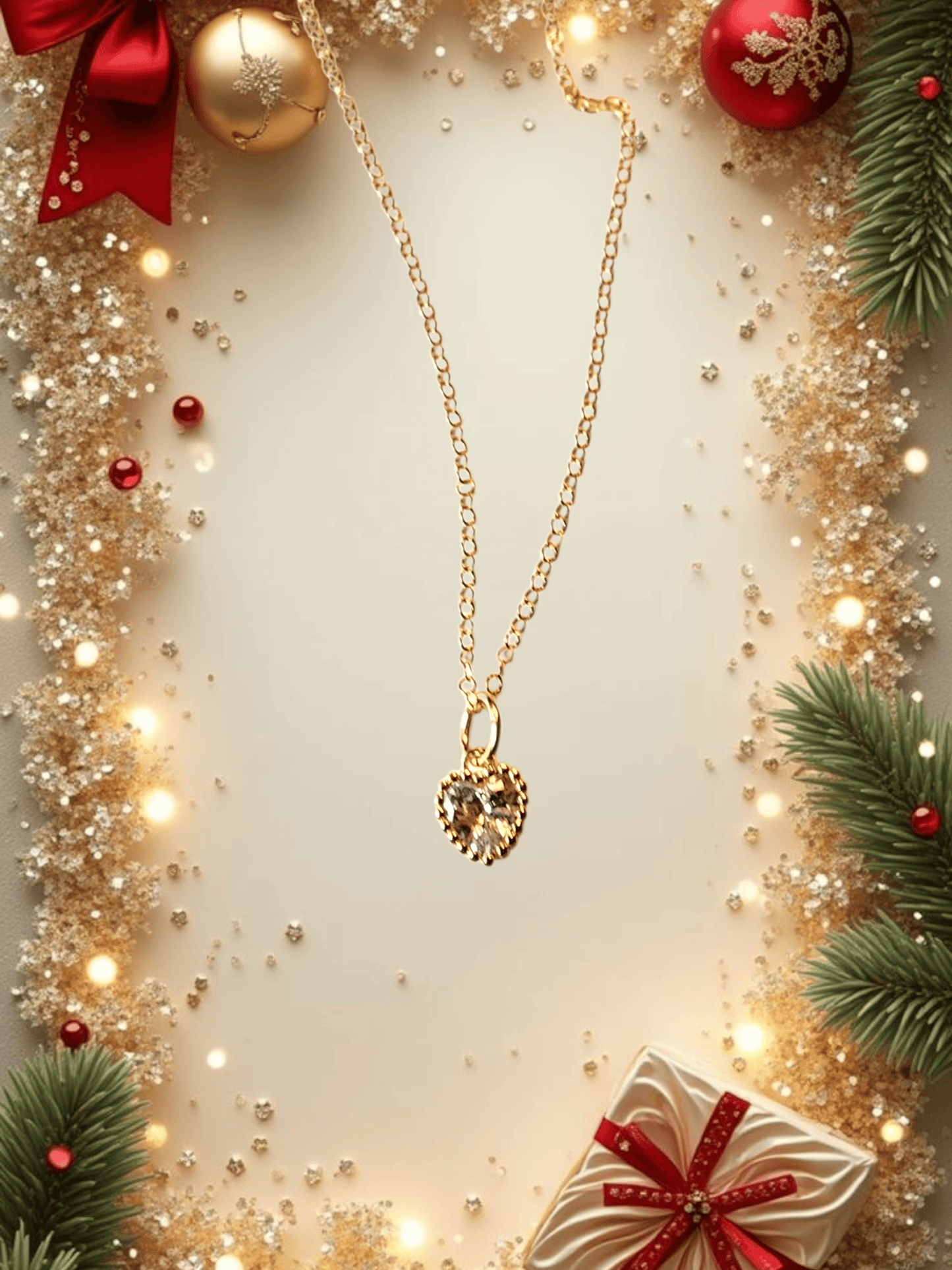 Aries necklace, Aries zodiac jewelry, Aries birthstone necklace, CZ diamond heart necklace, 14kt gold fill zodiac necklace, Aries gift for her, zodiac heart necklace, Ilaments Jewelry
