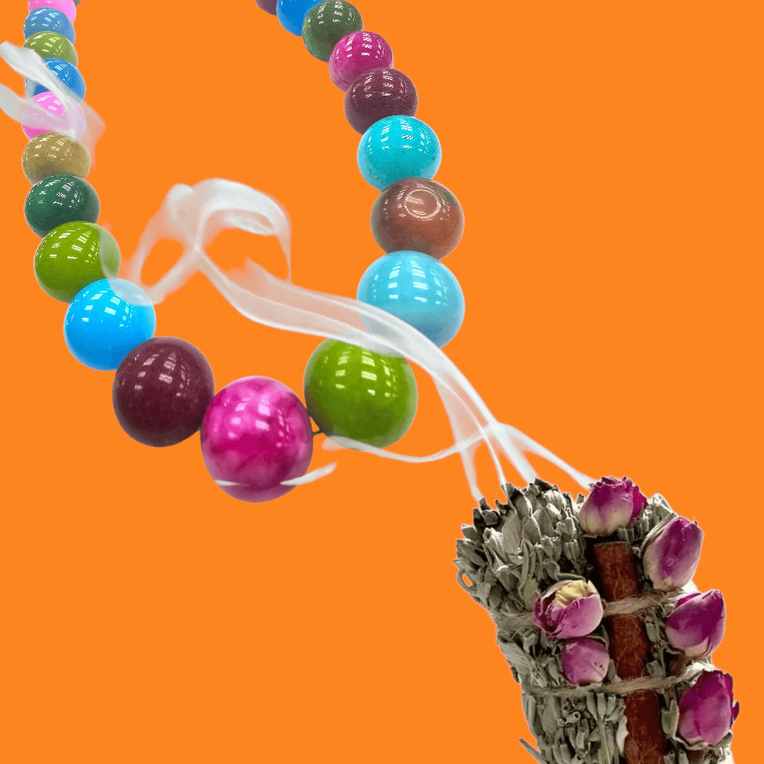 Chicle Agate Maximalist Necklace ilaments Jewelry