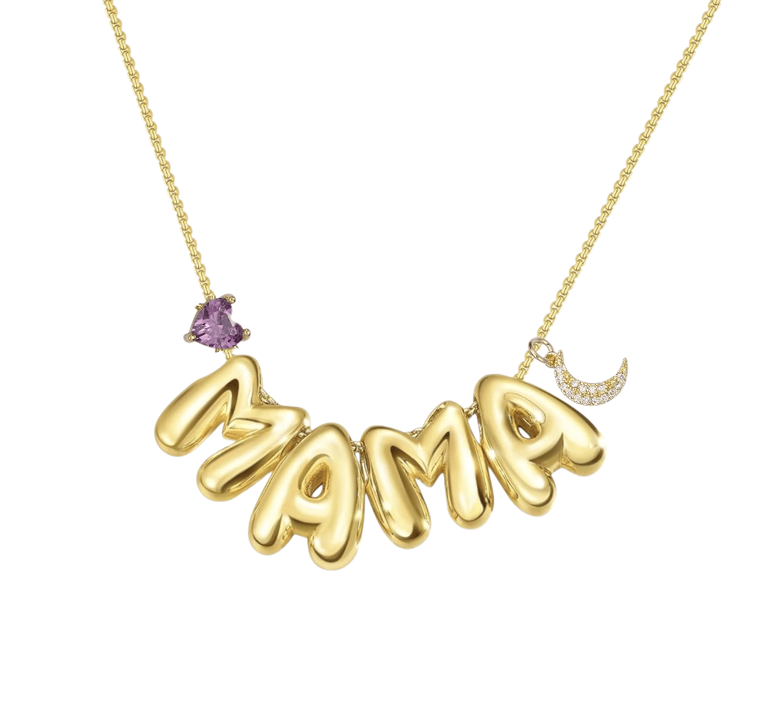 Mama Love You to the Moon & Back Birthstone Necklace ilaments Jewelry