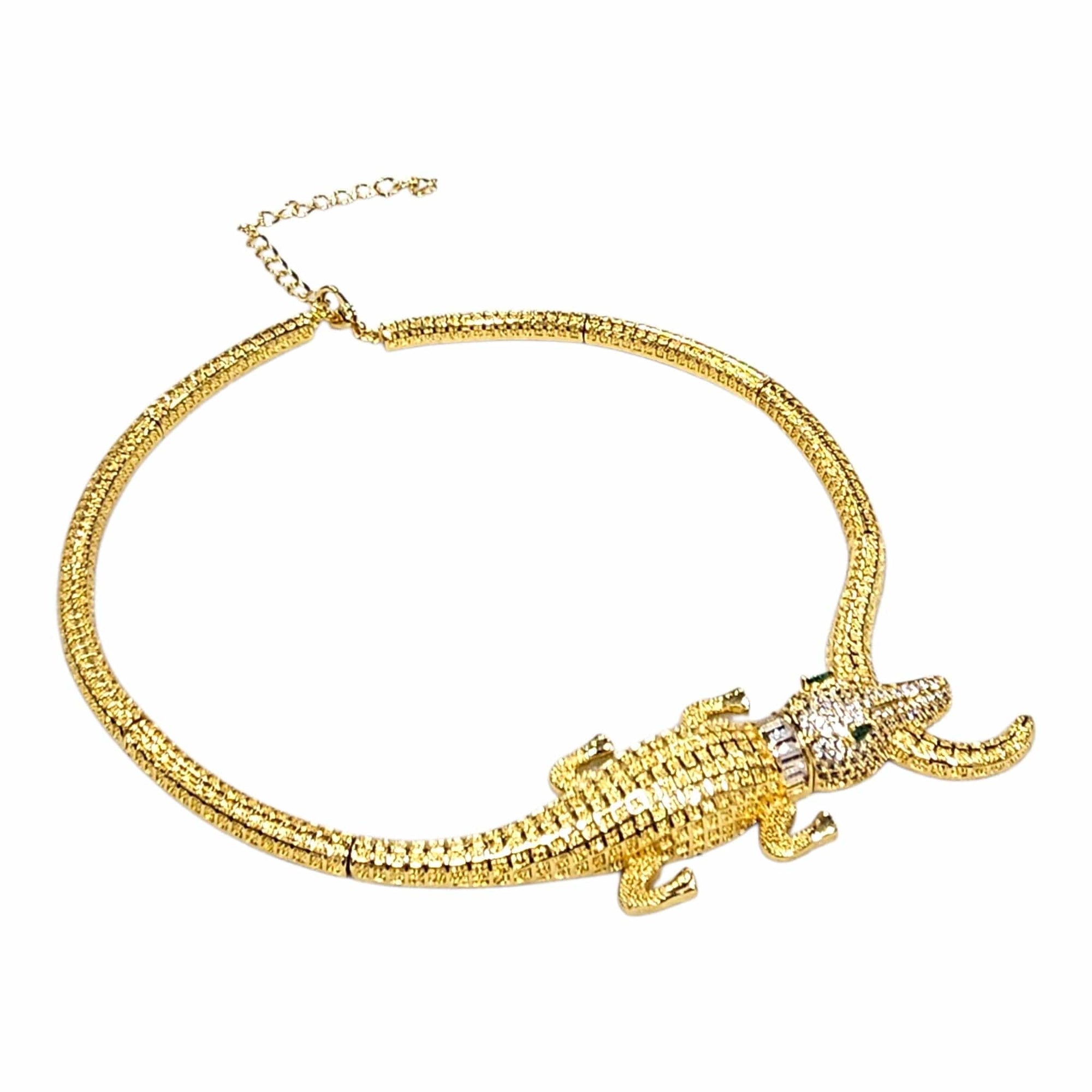 Maria Crocadile Inspired Necklace ilaments Jewelry