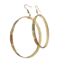 Virgen Tri-Color Hoop Earrings ilaments Jewelry