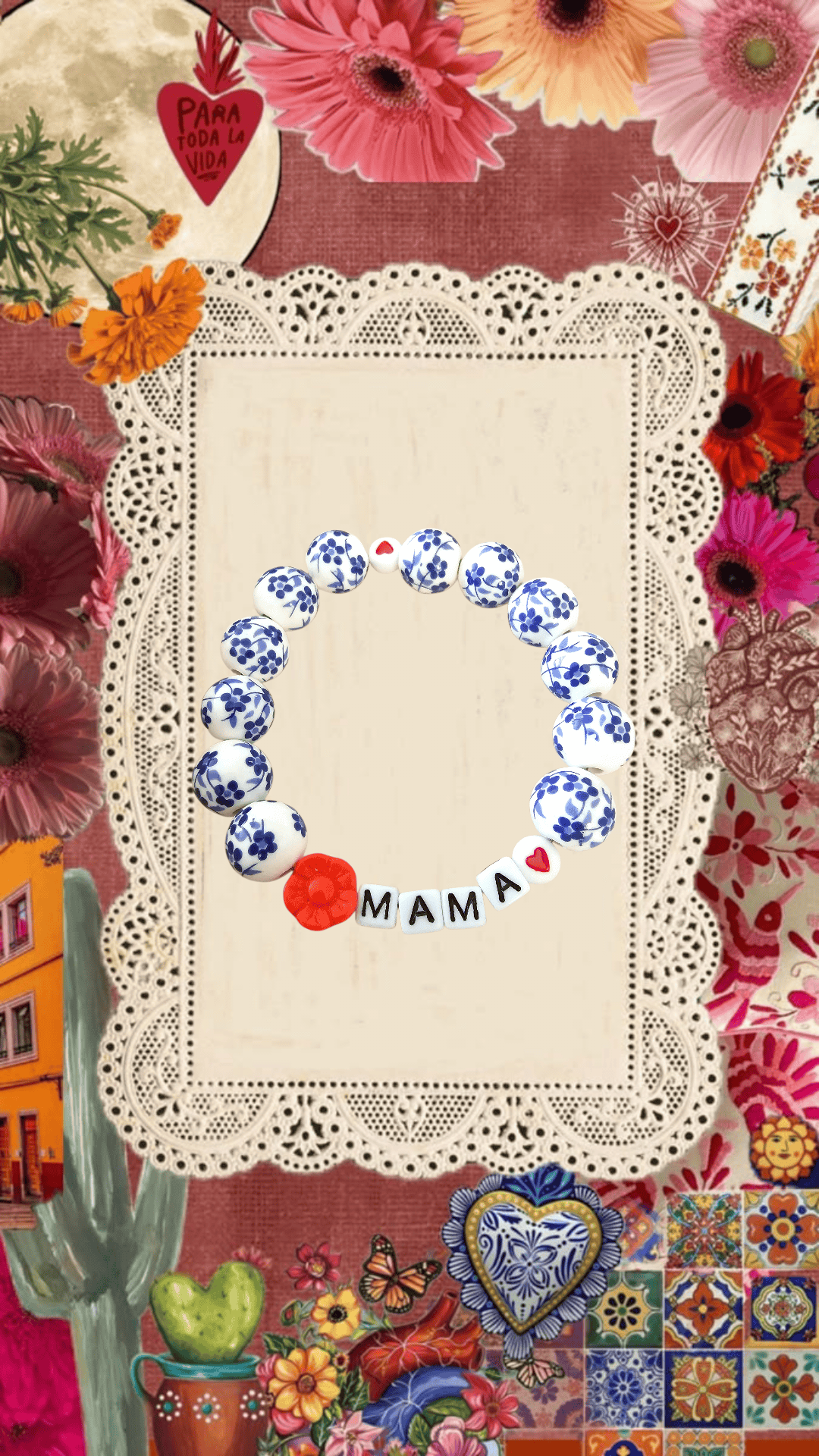 Mama Rosa Talavera Bracelet ilaments Jewelry
