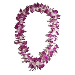 Orchid Double Flower Lei