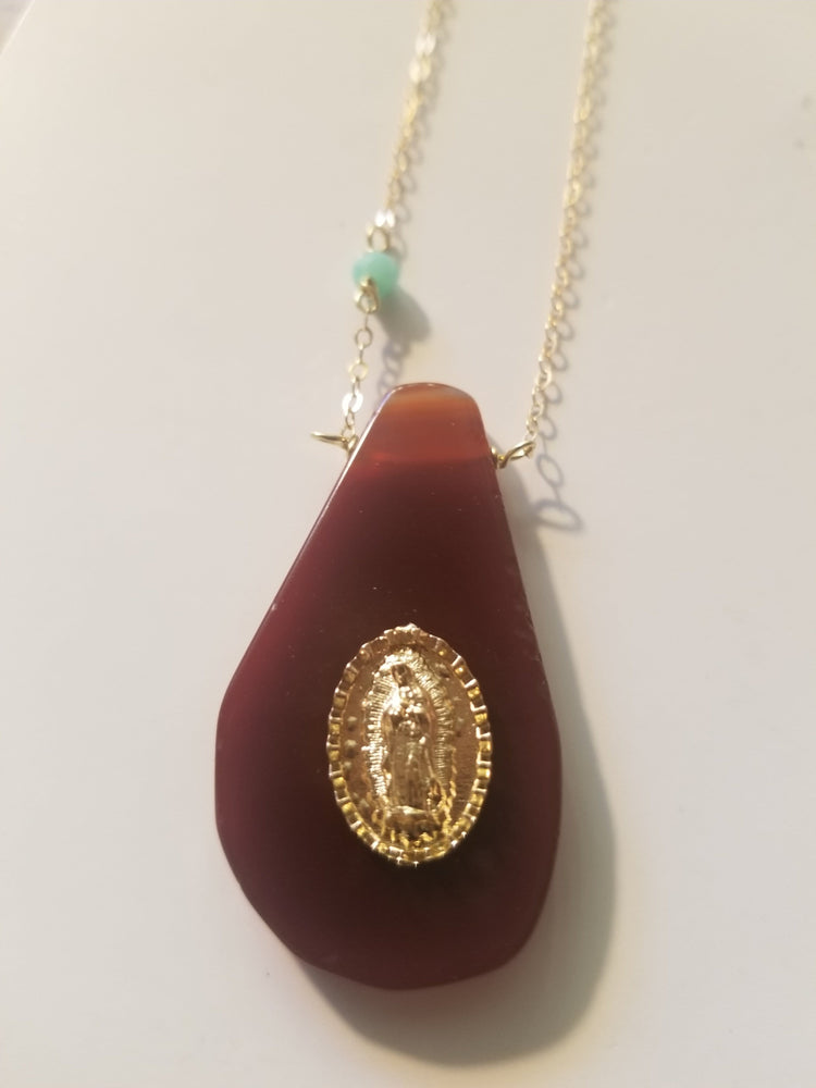 
                
                    Load image into Gallery viewer, I Am Courageous Amulet Necklace
                
            