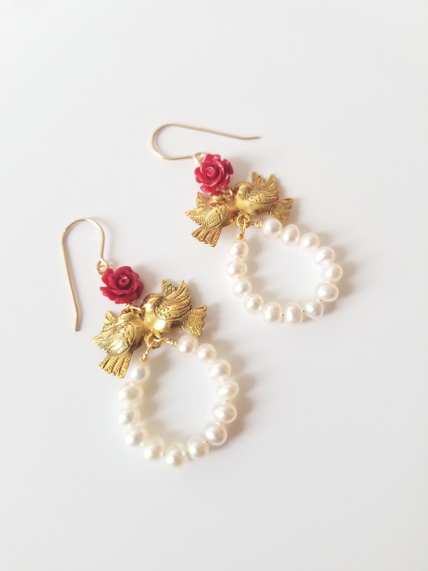 Lovebird 14kt Gold Earrings ilamentsjewelry