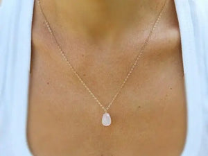 
                
                    Load image into Gallery viewer, Rose Quartz is Love Necklace
                
            