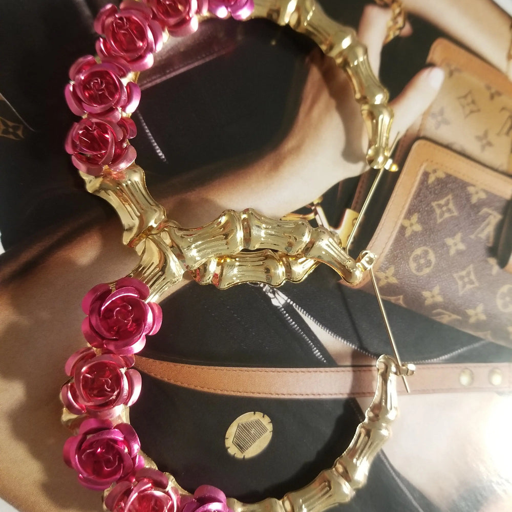 
                      
                        Rosas Y Que Bamboo Hoops
                      
                    