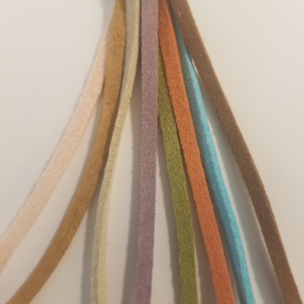 
                      
                        Rose Quartz Suede Necklace
                      
                    