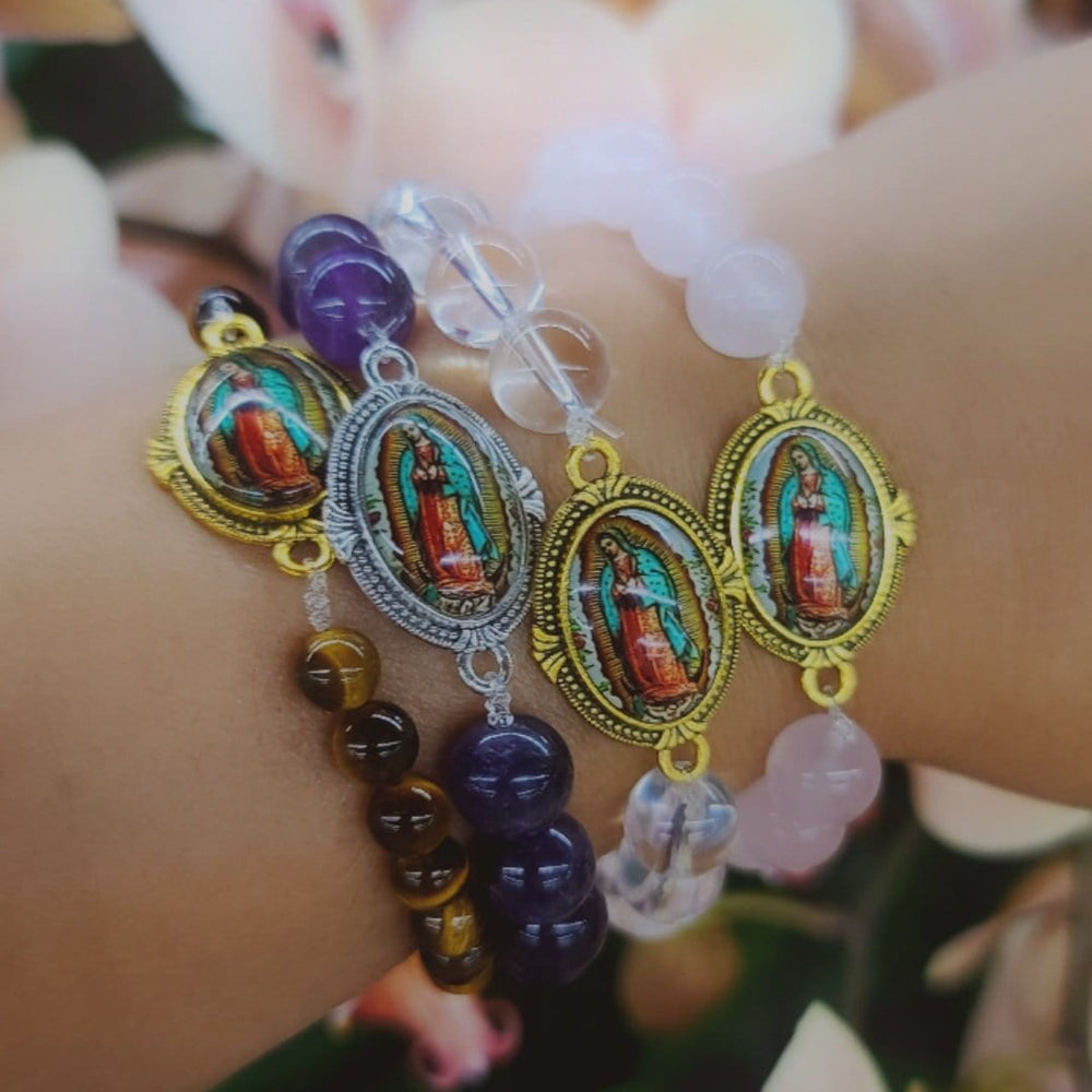 Virgen Rose Quartz Bracelet