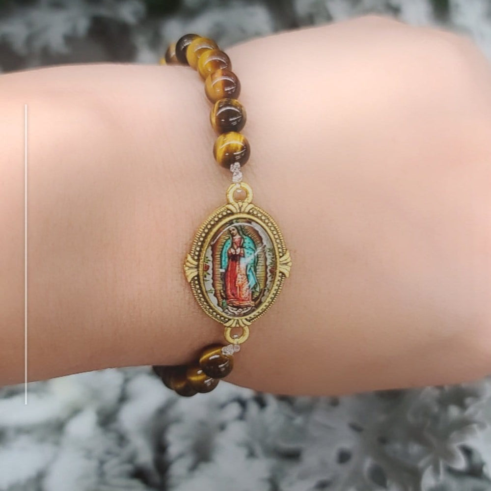 Virgen Tigers Eye Bracelet