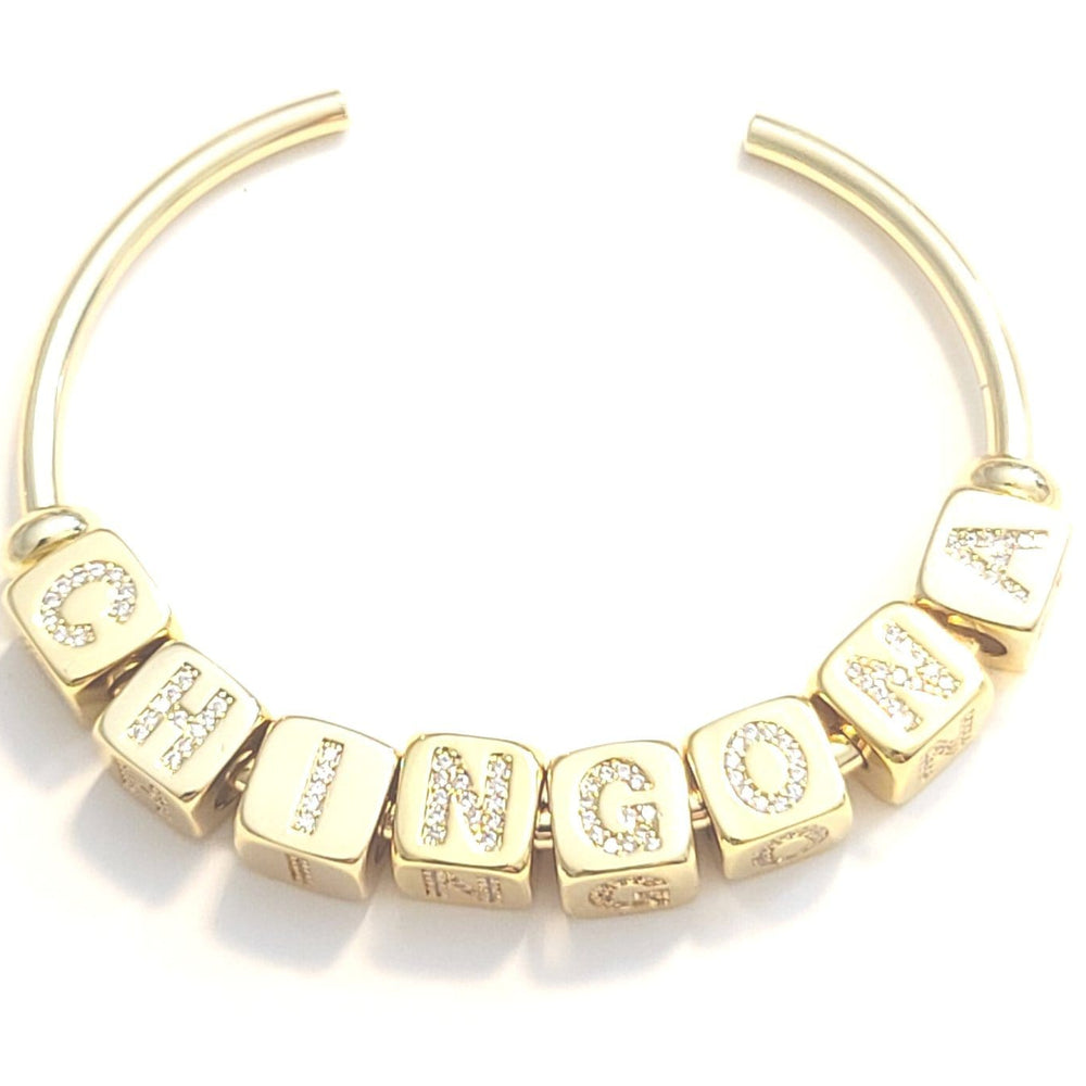 Chingona Cuff Bead Bracelet