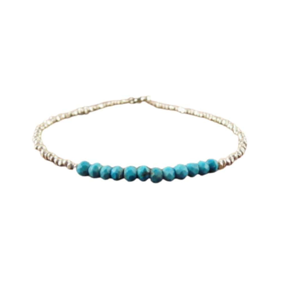 Turquoise Pyrite Bracelet