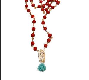 Rosary Crystal Necklace