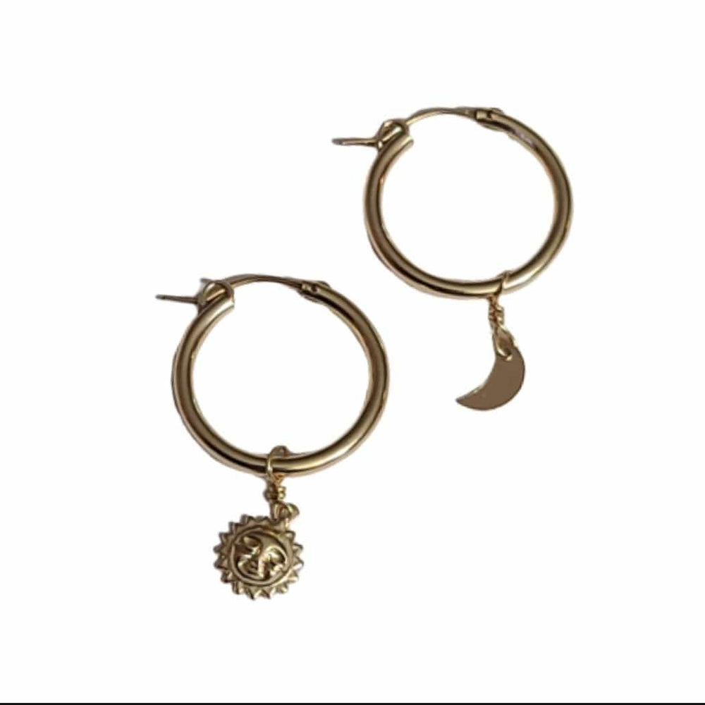 
                      
                        Sol y Luna Hoop Earrings
                      
                    
