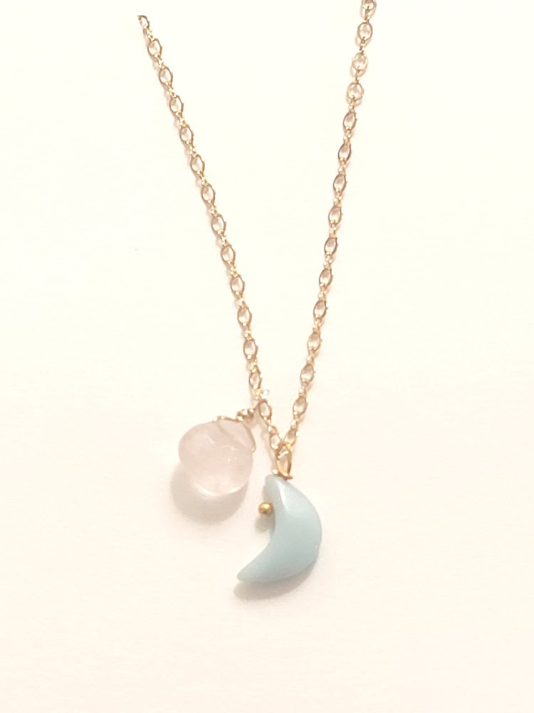Luna y Amor Charm Necklace