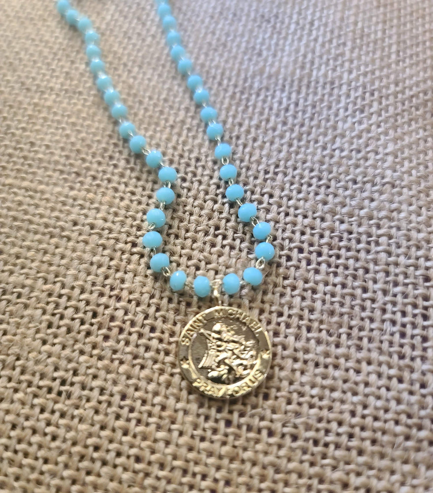 St. Michael Rosary Necklace