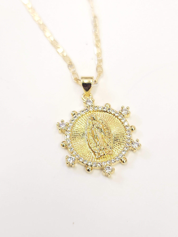 
                
                    Load image into Gallery viewer, Virgen CZ Necklace
                
            