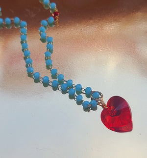 
                
                    Load image into Gallery viewer, Heart Diosa Necklace
                
            