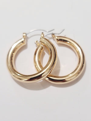 Huggie Gold Hoop Earrings