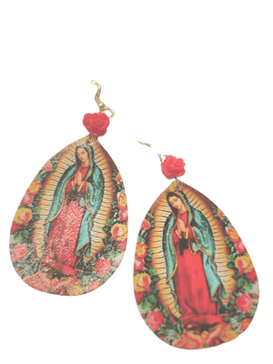 Virgencita Rose Earrings