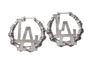City of Angels Dodger Bamboo Hoops