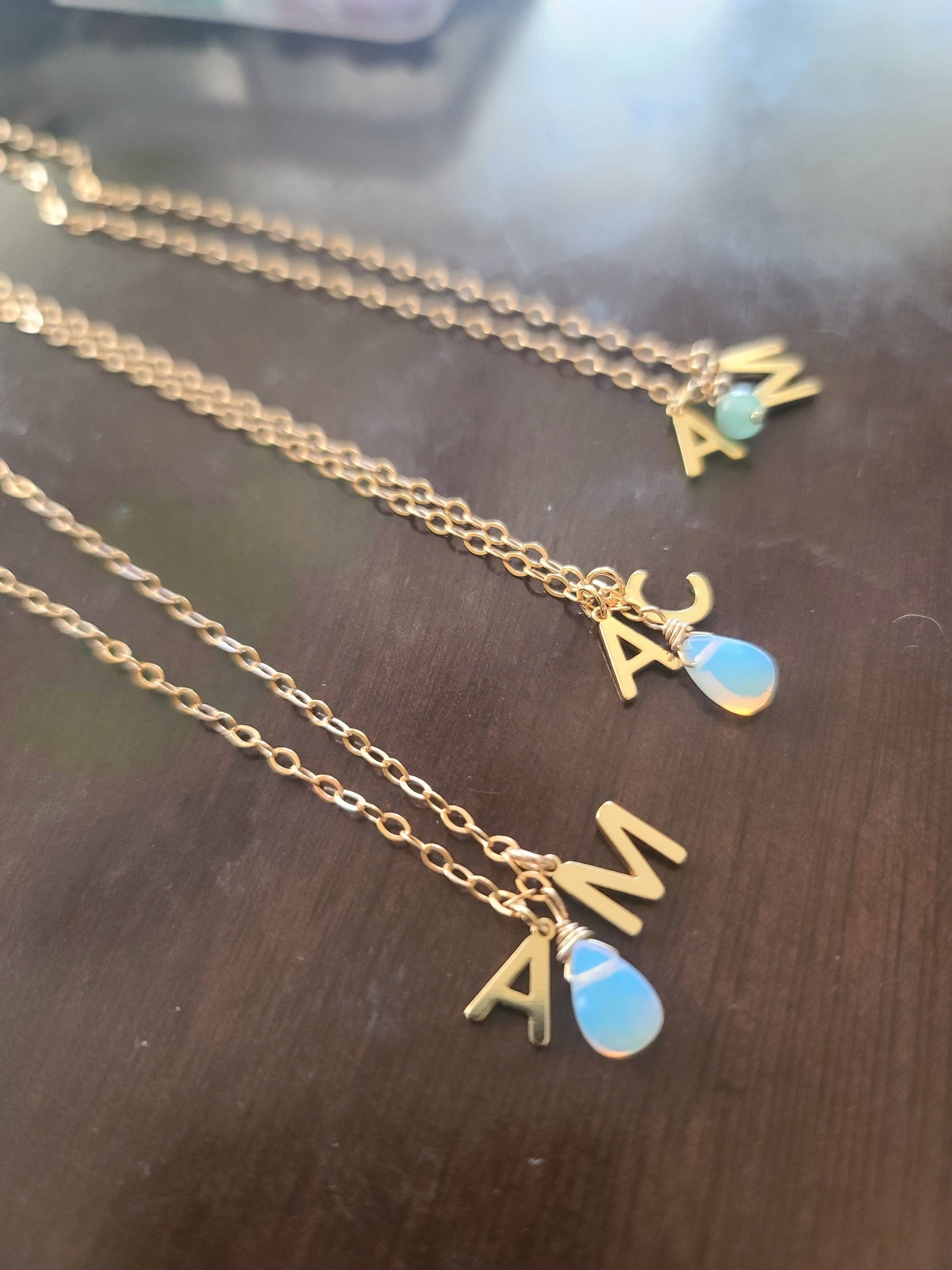 Initial Opalite Necklace