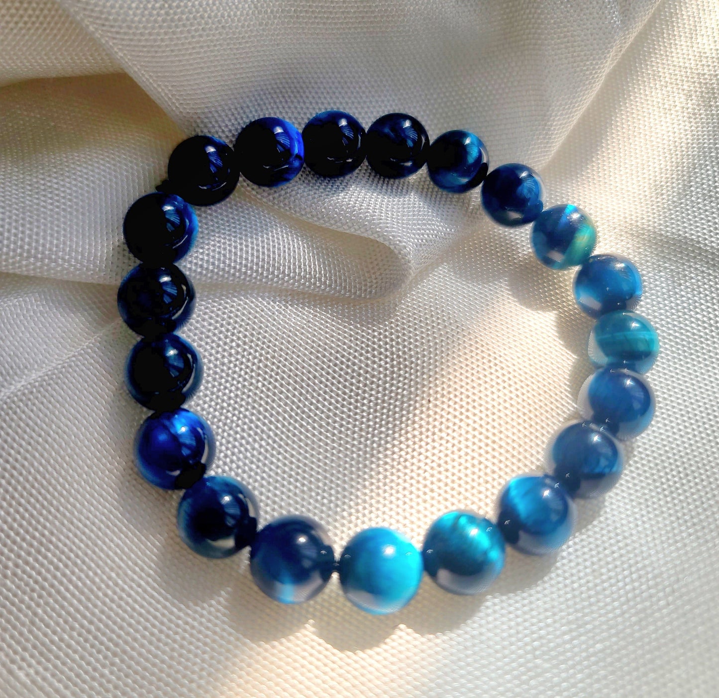 Blue Tigers Eye Bracelet