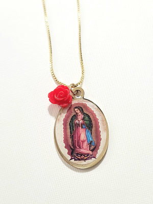 Virgen Vintage Charm Necklace