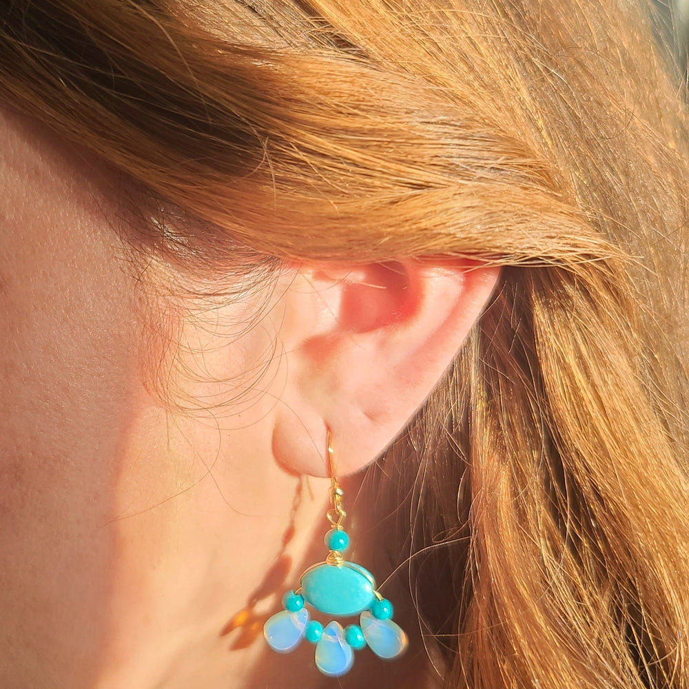 
                      
                        Opalite Turquoise Xochitl Earrings
                      
                    