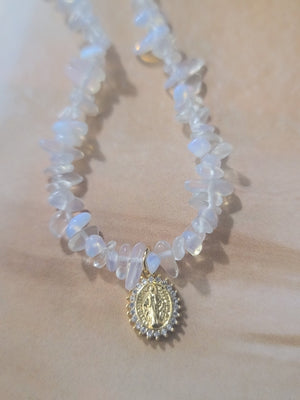 
                
                    Load image into Gallery viewer, Virgen Opalite Necklace
                
            