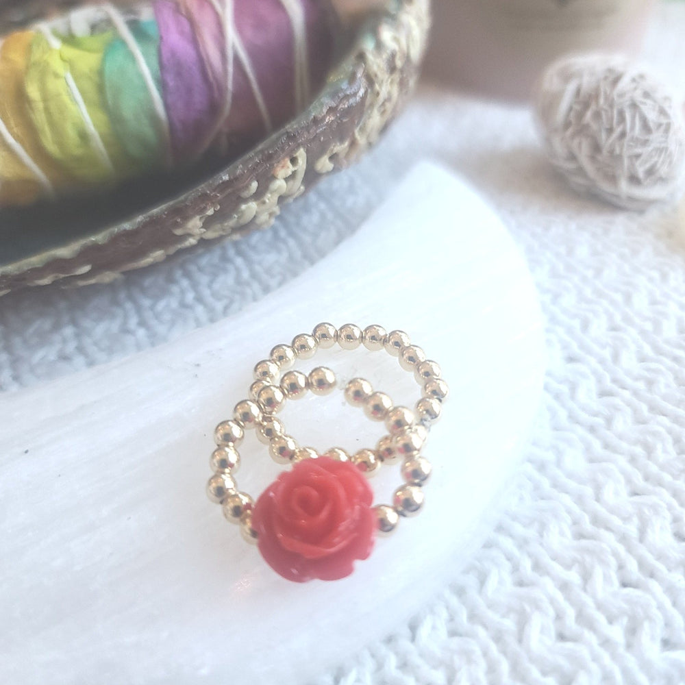 
                      
                        Rose Gold Bead Ring
                      
                    