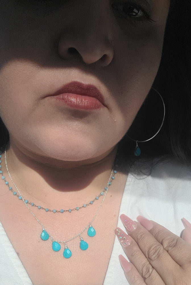 
                
                    Load image into Gallery viewer, Turquoise Cielo Necklace
                
            