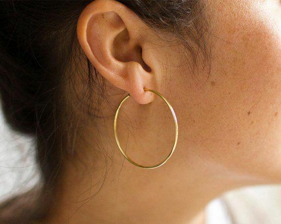 Endless Wire 14kt Gold Fill Hoop Earrings