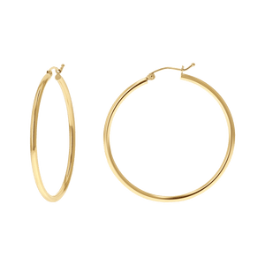 
                
                    Load image into Gallery viewer, Carmen 14kt Gold Hoop Earrings
                
            