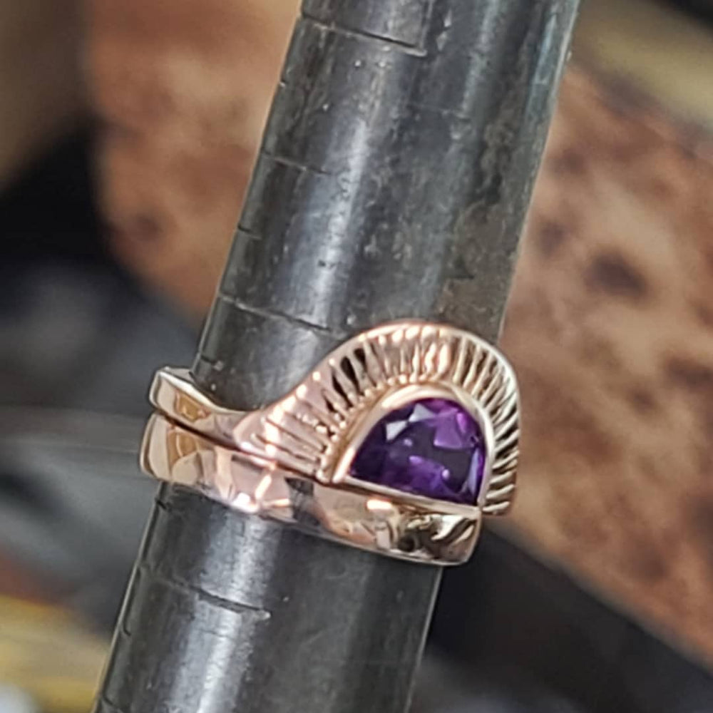 
                      
                        Luna y Sol Engagement Ring & Wedding Band
                      
                    