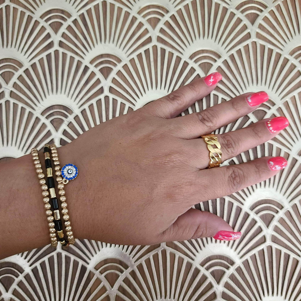 
                      
                        Link Cuff Ring
                      
                    