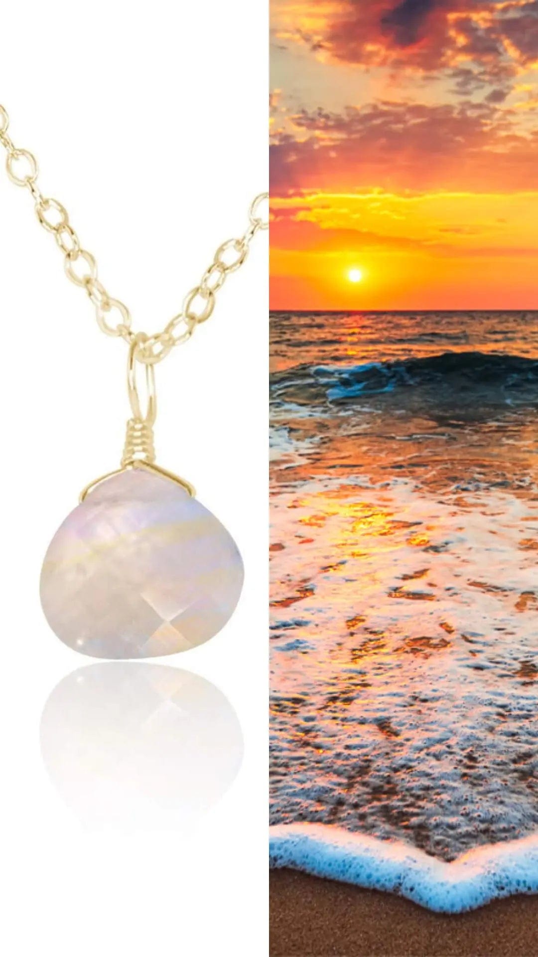 Moonstone Gemstone Necklace